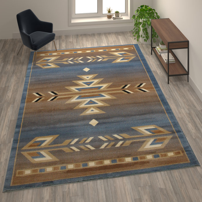 Foundry Select Akyah Multipurpose Southwestern Style Patterned Indoor